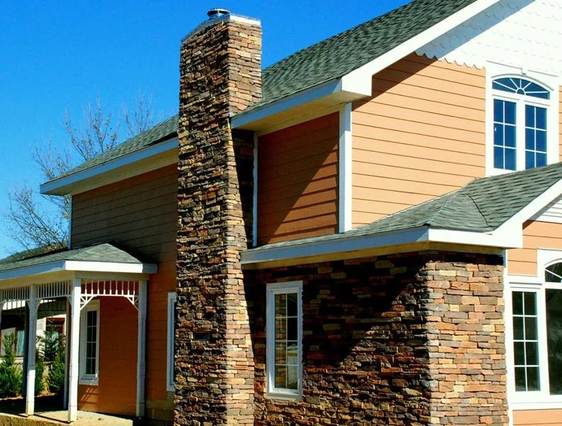 Dekoratif kültür taş kaplama koyu renkler dramatik etki