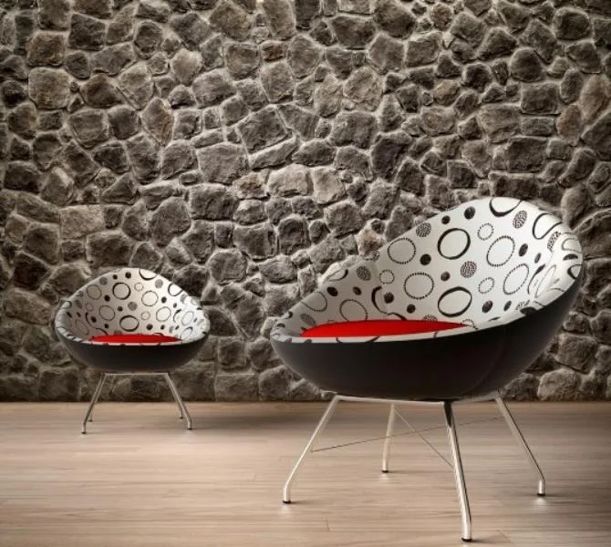 Yığma kültür taşı iç ve cephe kaplama farklı desenler